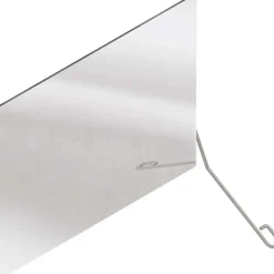Specchio reclinabile 60x45 cm acciaio inox dx