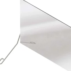 Specchio reclinabile 60x45 cm acciaio inox sx