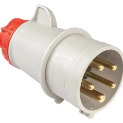Spina mobile industriale 16 A 3P+N+T IP44 rossa