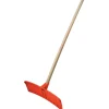 Spingineve colore rosso L 600 x H 193 mm con manico in legno