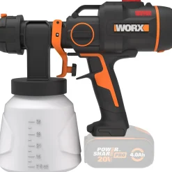 Spruzzatore vernice a batteria Worx WX020.9 20V solo corpo macchina