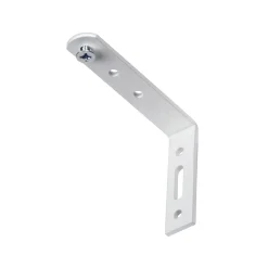 Staffa muro per binari a pannello 20 cm bianca