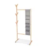 Stander Appendiabiti Domopak Living in bamboo multitasca 65x38x167 cm