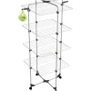Stendino biancheria a torre con porta mollette Gimi Sharm 4 71x71x168,5 cm