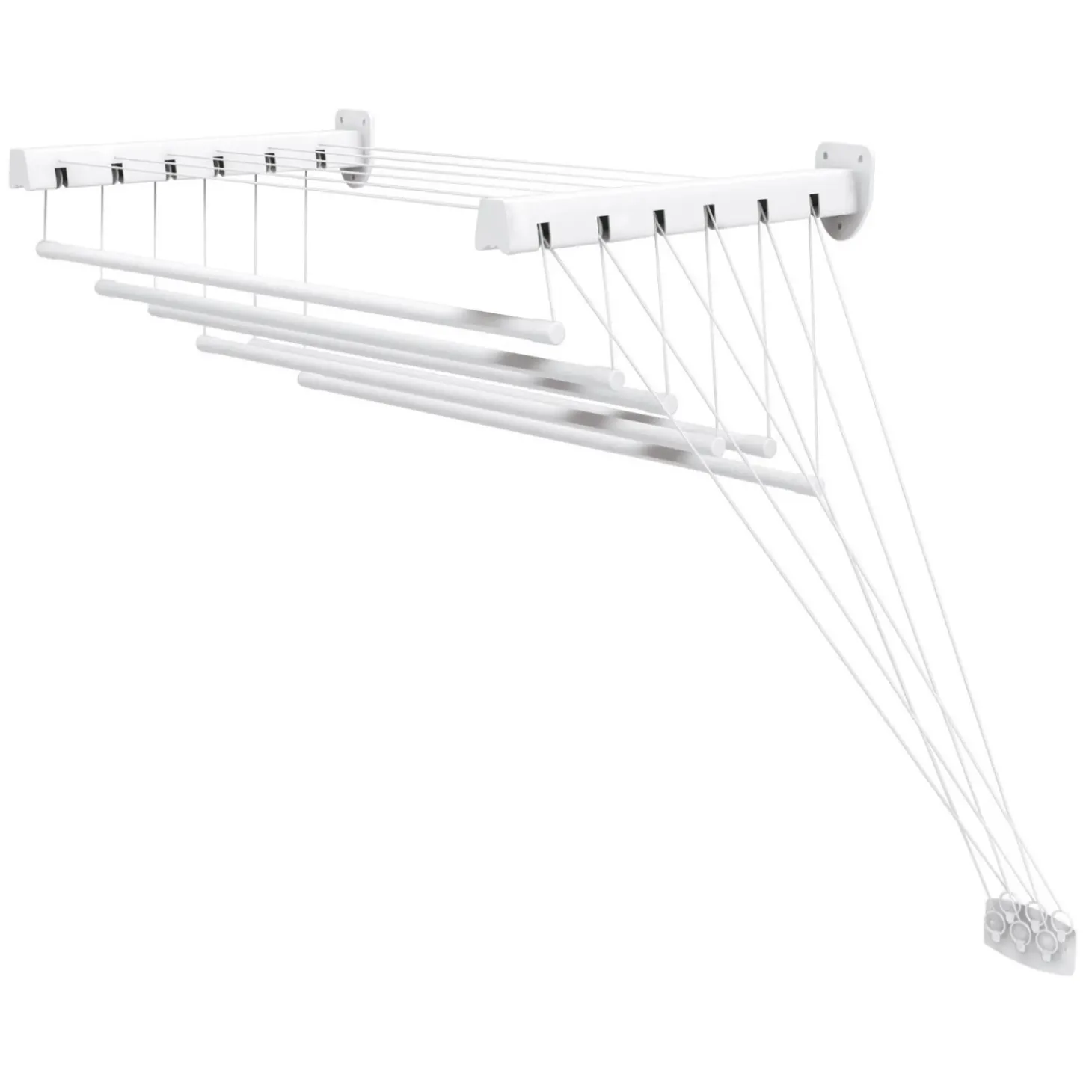 Stendino biancheria da parete e soffitto Gimi Lift 120 7 m