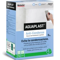 Stucco in polvere Aguaplast Anti Condensa termoisolante 3 kg grigio