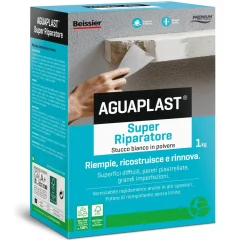 Stucco in polvere Aguaplast Super Riparatore rapido universale 1 kg bianco