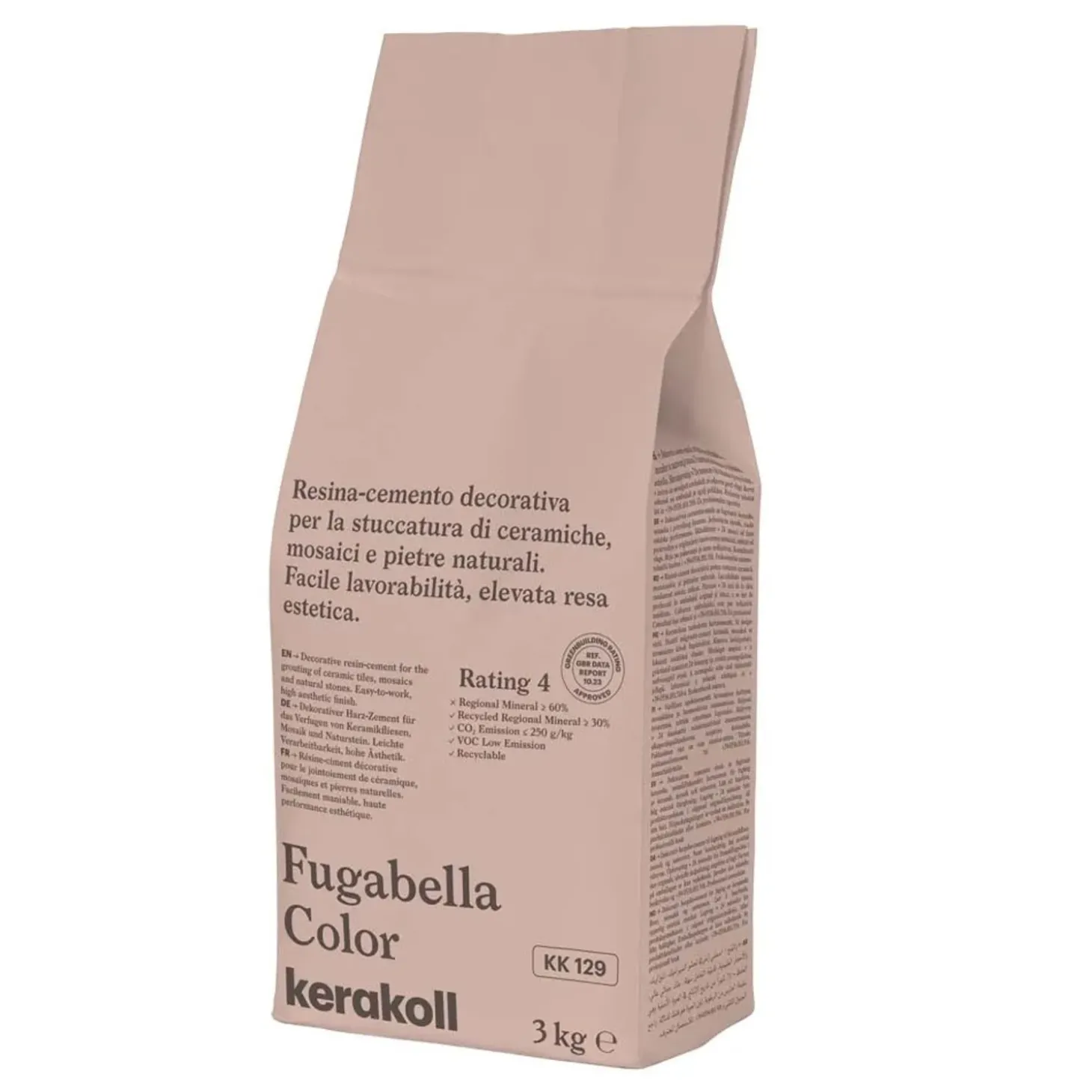 Stucco KERAKOLL Fugabella color 3 kg Rosa chiaro
