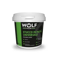 Stucco pasta legno muro per interno bianco 500 gr