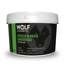 Stucco pasta legno muro per interno bianco 4 Kg