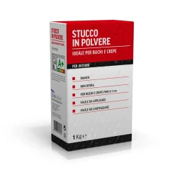 Stucco polvere interno per crepe 1 kg