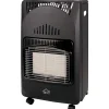 Stufa a gas pieghevole DGC con ruote 4,2 kW nero