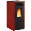 Stufa a pellet Ketty 5.0 Extraflame 6,5 kW bordeaux