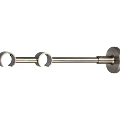 Supporto a muro doppio per profilo tondo 2 vie Ø 2 x L 20 cm