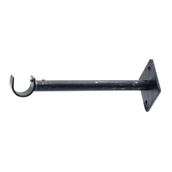 Supporto a parete estensibile 1 via Long nero Ø 2 cm L 15-20 cm