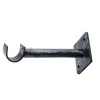 Supporto a parete estensibile 1 via Long nero Ø 2 cm L 9-13 cm