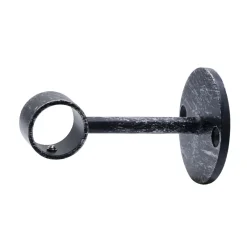 Supporto a soffitto per bastone tenda Simple nero Ø 2 cm L 6,5 cm