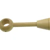 Supporto bastone tenda regolabile Ø 2,8 x L 9,5-17,5 cm naturale