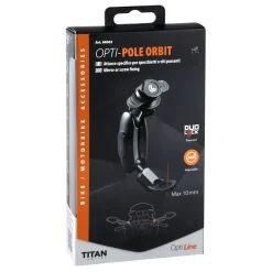 Supporto cellulare Titan Pole Orbit braccio snodato nero/grigio