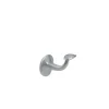 Supporto corrimano base concava in ottone lucido