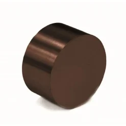 Supporto corrimano base piana in ottone bronzato