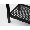 Supporto in metallo per lavello da esterno Madrid 33x44x74,5 cm nero