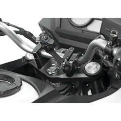 Supporto per manubrio bici e moto Titan Combo Pro alta resistenza nero