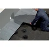 Supporto regolabile in plastica per pavimenti da esterno nero H 3,75-5 cm
