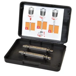 Svitatore universale kit 2 punte in acciaio