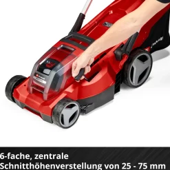 Tagliaerba a batteria Rasarro 36/36 Einhell 36 V 2x3,0Ah Plus L taglio 36 cm