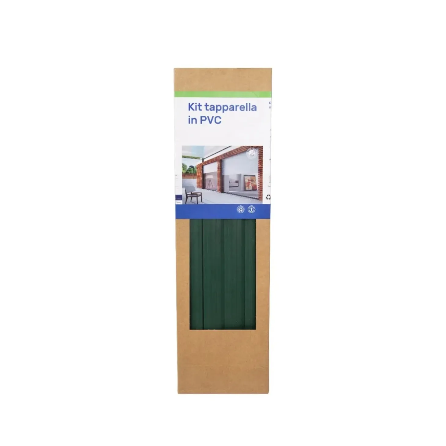 Tapparella PVC Roma L 173 x H 160 cm verde