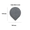Tappetino a goccia 120x100x12 mm 4 pz