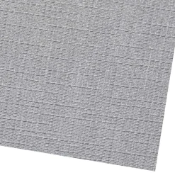 Tappetino antiscivolo al metro 50 cm x 20 m Grigio Perla PVC Effetto Tessile
