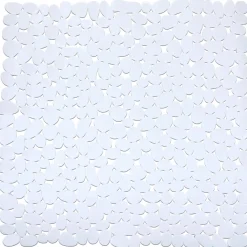 Tappetino antiscivolo doccia Wenko Paradise 54x54 cm bianco