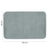 Tappeto bagno Fuzzy 100x60 cm grigio