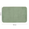 Tappeto bagno Fuzzy 100x60 cm verde salvia
