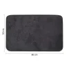 Tappeto bagno Fuzzy 50x80 cm nero
