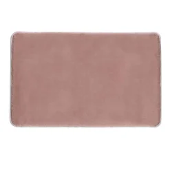 Tappeto bagno Fuzzy 100x60 cm rosa