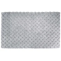 Tappeto bagno Intreccio 60x100 cm color ghiaccio