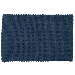 Tappeto da bagno antiscivolo Covelo 50x80 cm blu scuro