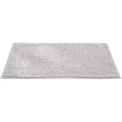 Tappeto da bagno Chenille 50x80 cm grigio chiaro