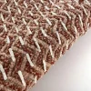 Tappeto in ciniglia di cotone 60x90 cm rosa agé