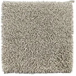 Tappeto in ciniglia di cotone 56x56 cm naturale