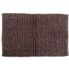 Tappeto in cotone marrone Jaquard 60 x 110 cm