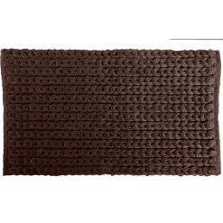 Tappeto in cotone marrone Tissu 60 x 110 cm