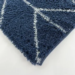 Tappeto in cotone 60x110 cm Denim