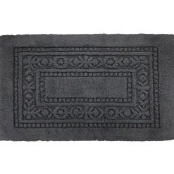 Tappeto in cotone 55x90 cm piombo