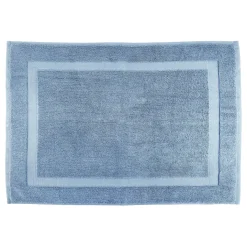 Tappeto scendidoccia in spugna azzurro 50x70 cm