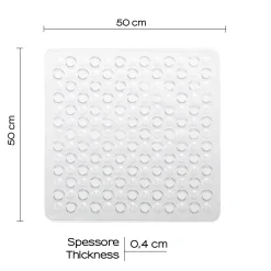 Tappeto antiscivolo doccia Maim trasparente