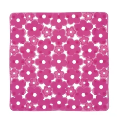 Tappeto antiscivolo doccia Margherita fucsia
